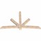 Ekena Millwork Alberta Smooth Timber Gable Bracket, Douglas Fir, 96"W x 60"H x 3 1/2"D x 5 1/2"F, 15/12 Pitch GBW096X60X0406ALB00SDF - alternate 3